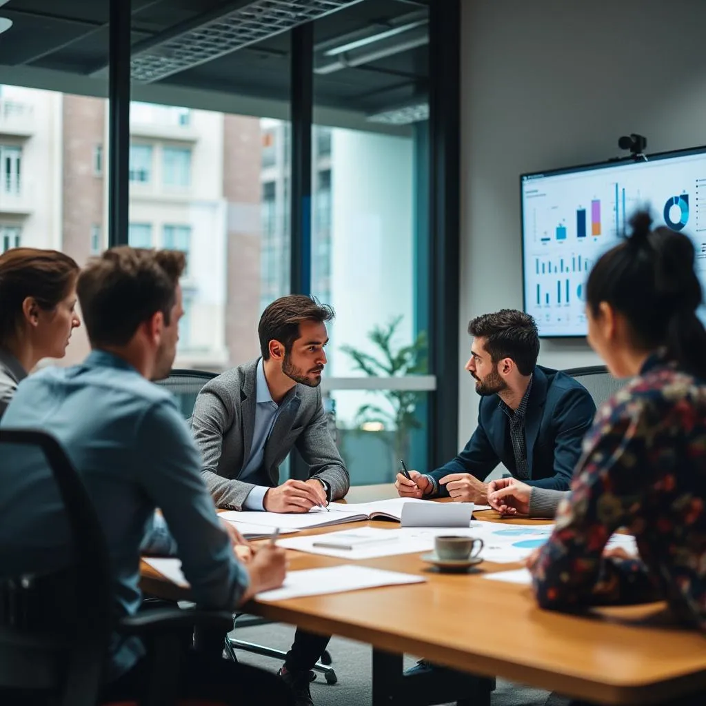 Consultation stratégique avec un client