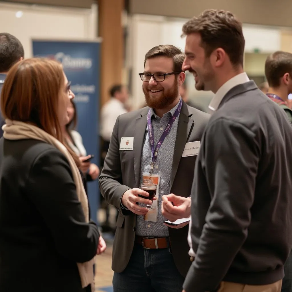 Moment de networking avec des partenaires