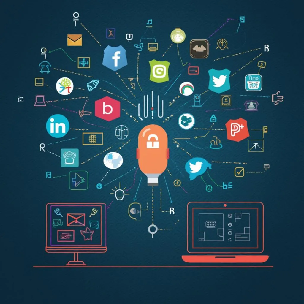 Illustration article sur la stratégie digitale